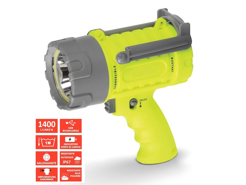 TORCIA LED IP67 EVOLUTION RICARICABILE