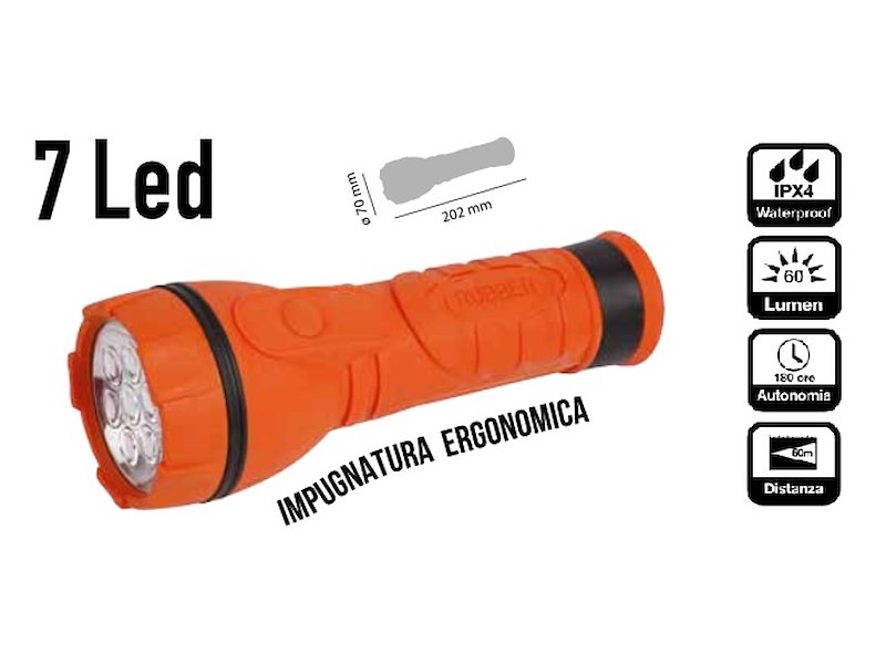 TORCIA RUBBER 7 LED