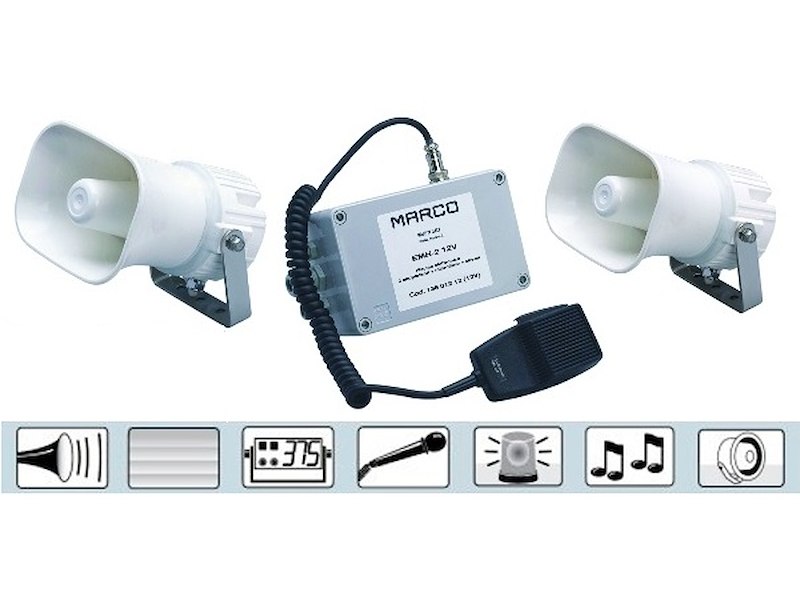 SIRENA/TROMBA ELETTRONICA BITONALE EMH-2