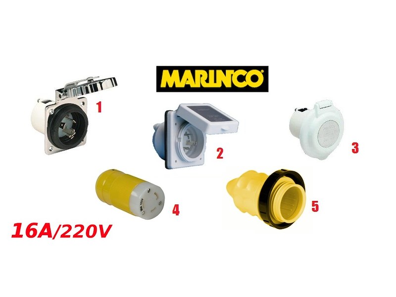 MARINCO PRESE E SPINE TRIPOLARI 16A