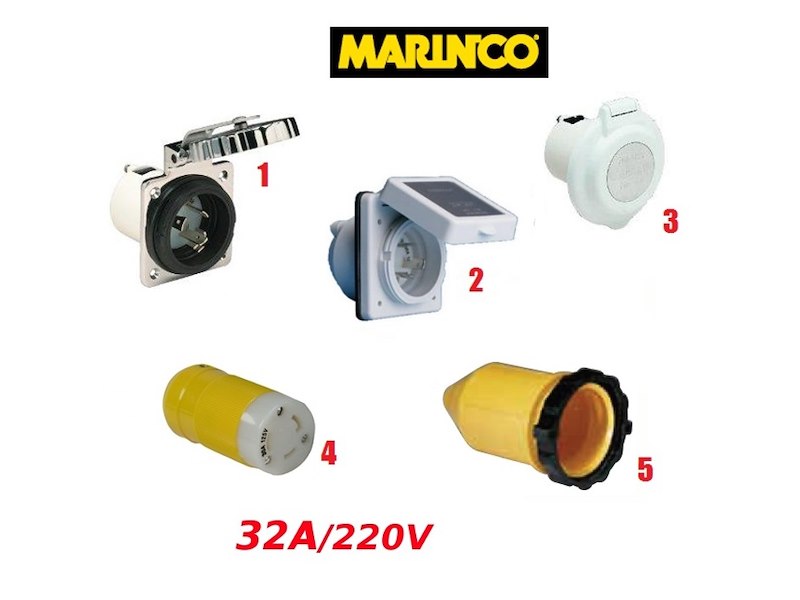 MARINCO PRESE E SPINE TRIPOLARI 32A