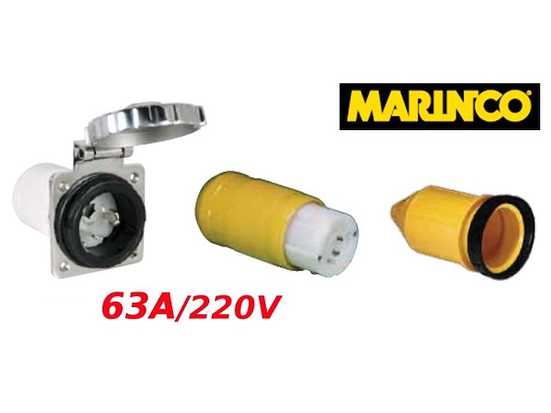 MARINCO PRESE E SPINE MONOFASE 3FILI 63A