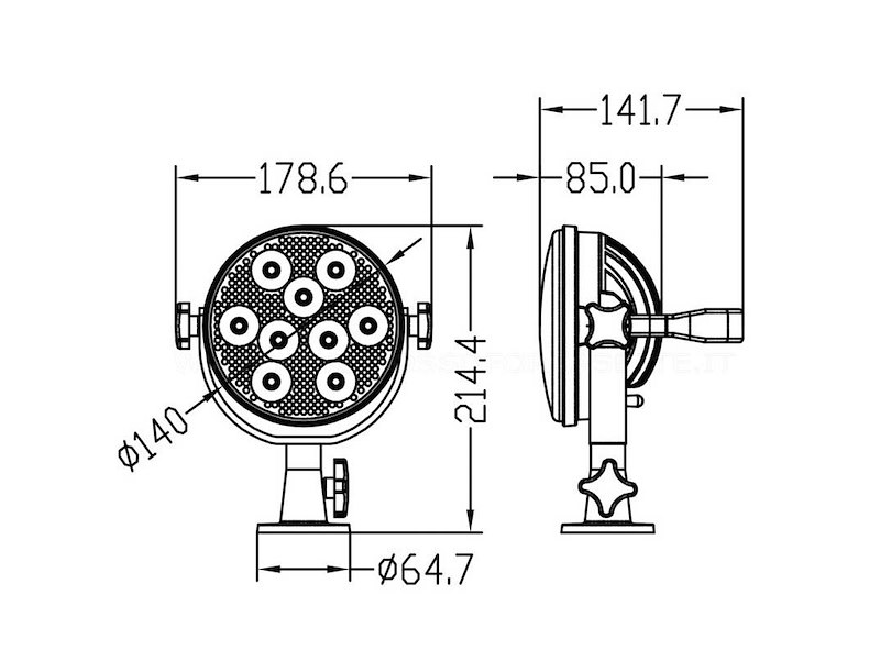 PROIETTORE SPOT SUPERLIGHT LED
