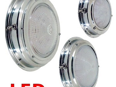 PLAFONIERA INOX CLASSIC A LED