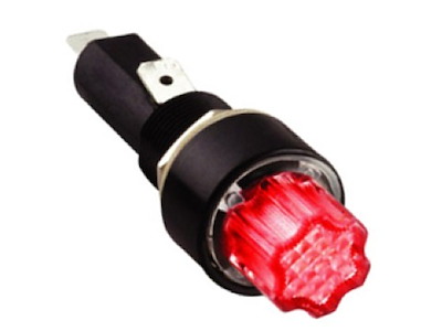 PORTAFUSIBILE CON LUCE A LED