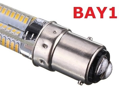 LAMPADINA RESINATA BAY15D