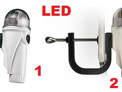 FANALI LED BICOLOR A BATTERIA
