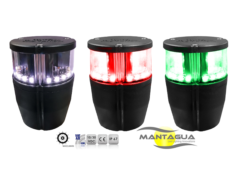 FANALI 360° NAVIPRO LED CON BASE