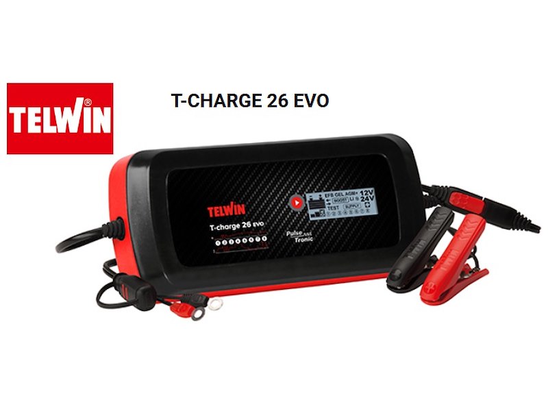 CARICABATTERIE TELWIN T-CHARGE 26 EVO