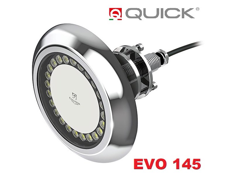 FARETTO SUBACQUEO A LED QUICK EVO 145 PASSASCAFO