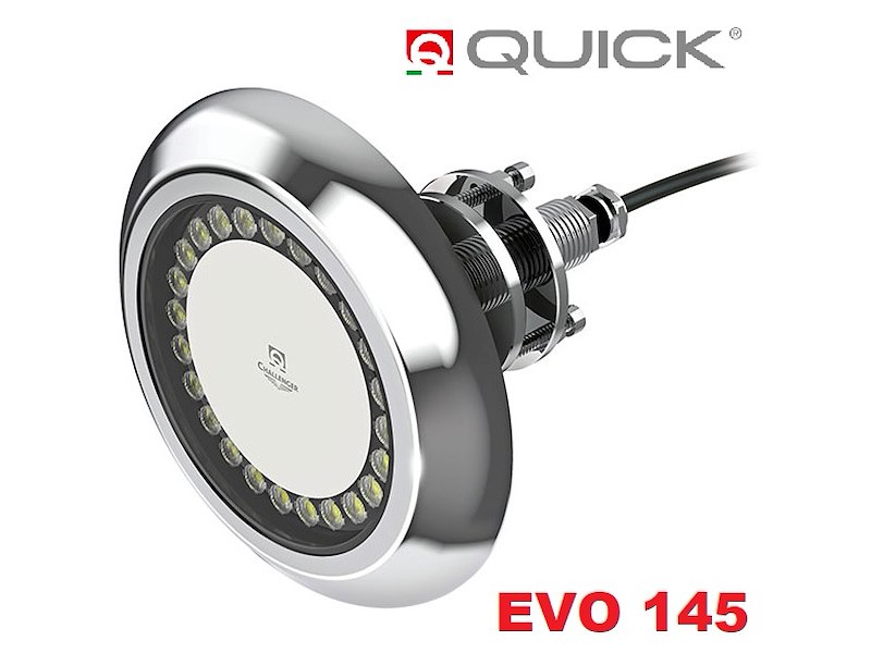 FARETTO SUBACQUEO A LED QUICK EVO 145 PASSASCAFO