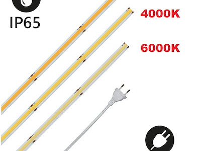 STRISCE LED C.O.B 220V DIMMERABILI
