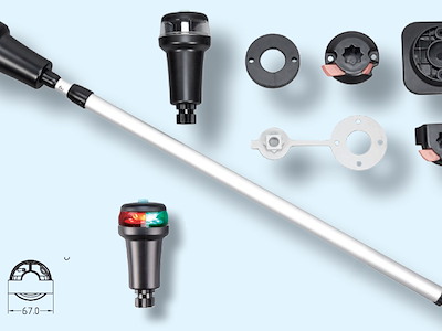 LUCI DI VIA ESTRAIBILI A BATTERIA TELESCOPICHE