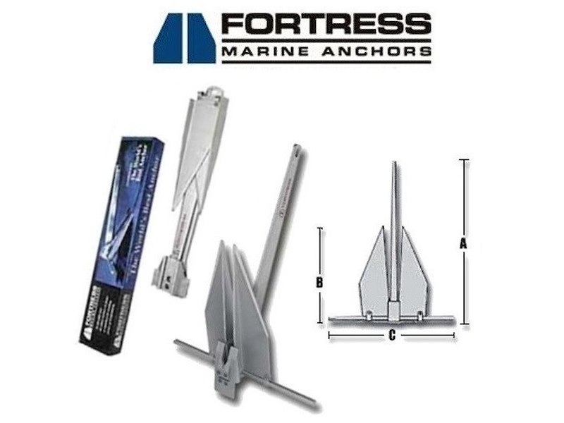 ANCORA SMONTABILE FORTRESS FX IN ALLUMINIO