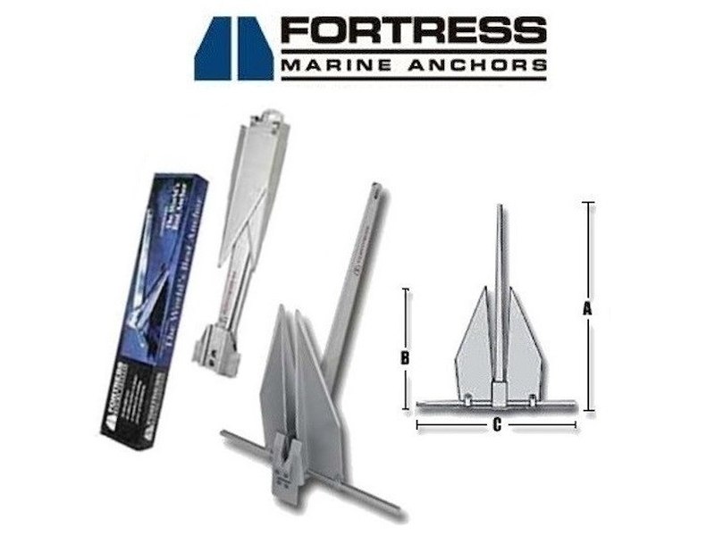 ANCORA SMONTABILE FORTRESS FX IN ALLUMINIO