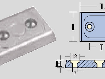 PIASTRE FLAPS BOSTON WHALER