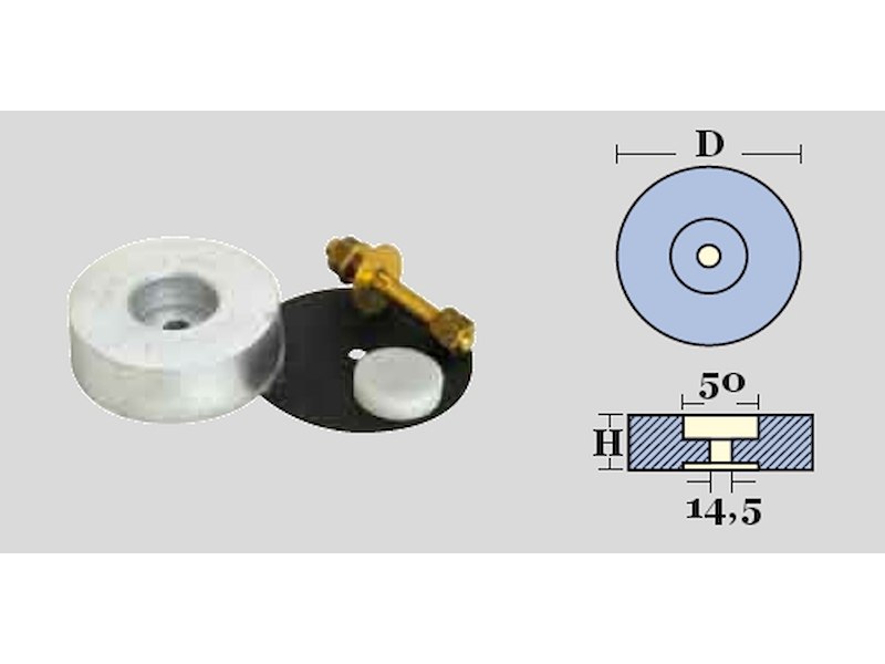 FLANGE ZINCO SERIE POPPA