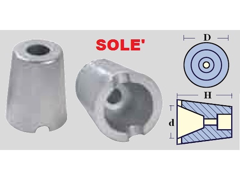 OGIVA RICAMBIO TIPO SOLE'