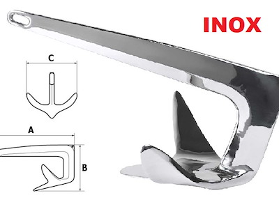 ANCORA TIPO BRUCE IN ACCIAIO INOX