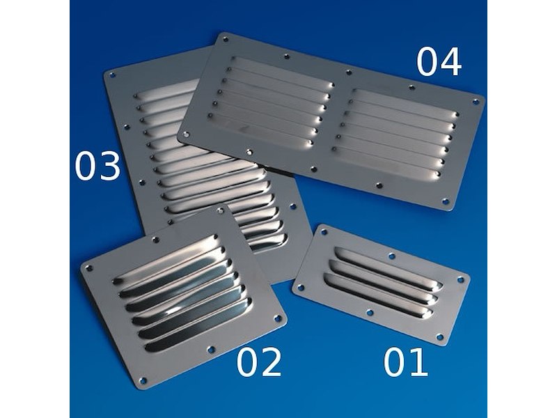 PRESA D'ARIA STAMPATA LEGGERA INOX