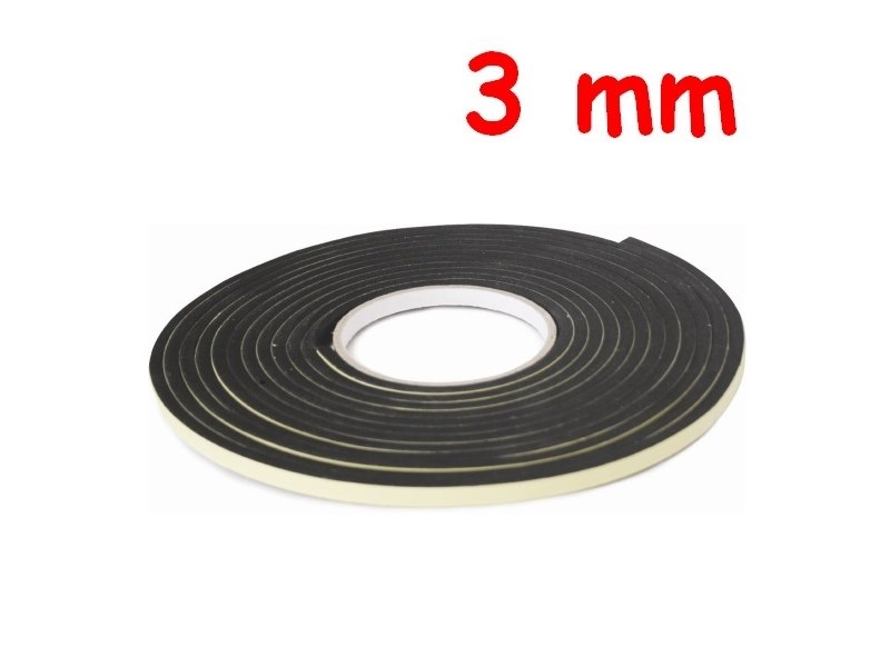 AIRBLOCK NERO ADESIVO 3 mm