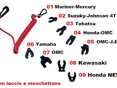 CHIAVETTA STOP MOTORE CON LACCIO