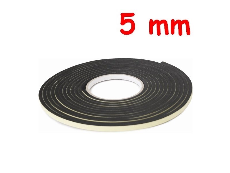 AIRBLOCK NERO ADESIVO 5 mm