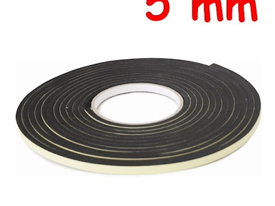 AIRBLOCK NERO ADESIVO 5 mm