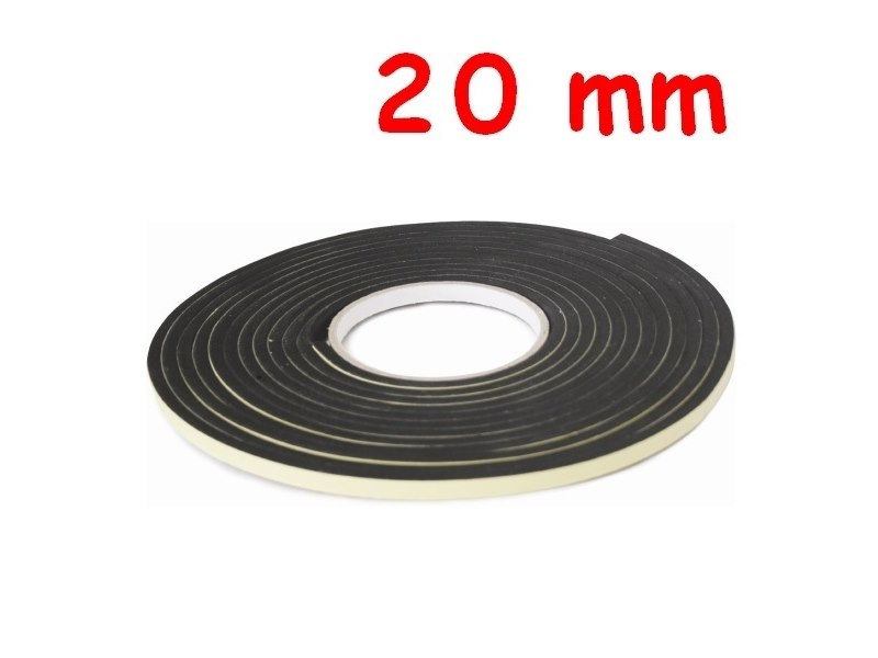 AIRBLOCK NERO ADESIVO 20 mm