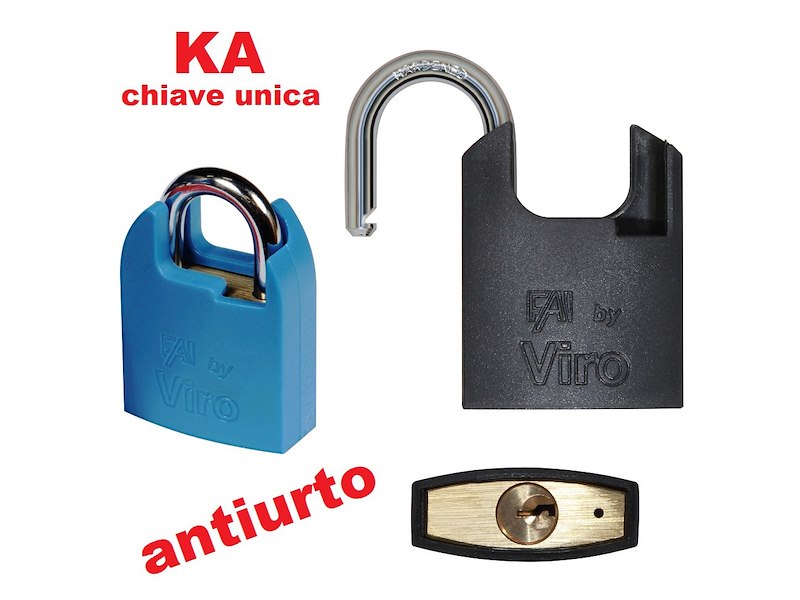 LUCCHETTI ANTIURTO A CHIAVE UNICA
