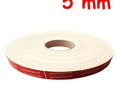 AIRBLOCK AVORIO ADESIVO 5 mm