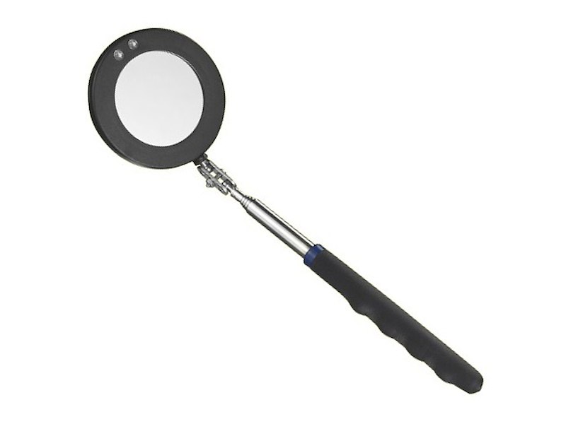 SPECCHIETTO TELESCOPICO ORIENTABILE LED