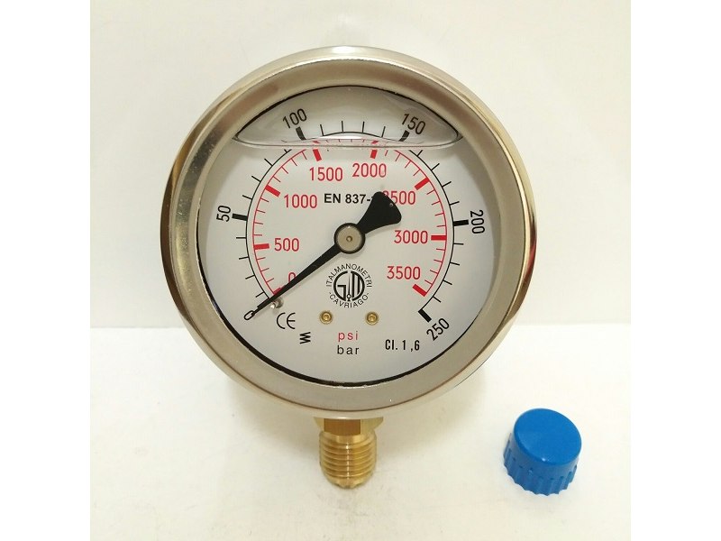 MANOMETRO RADIALE Ø63