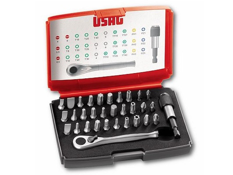 CASSETTA ASSORTIMENTO DI INSERTI USAG 1/4