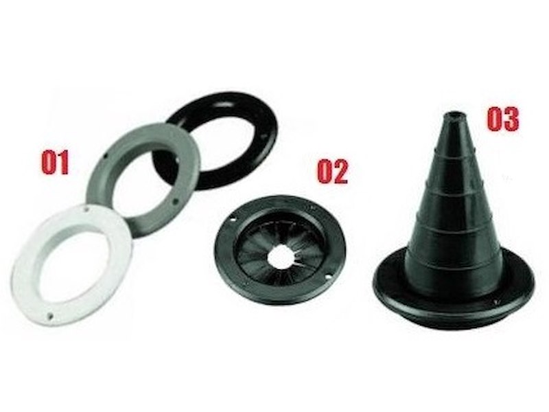 ANELLI PER USCITA CAVI IN PLASTICA