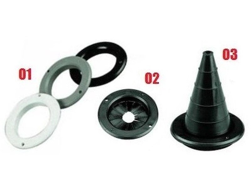 ANELLI PER USCITA CAVI IN PLASTICA