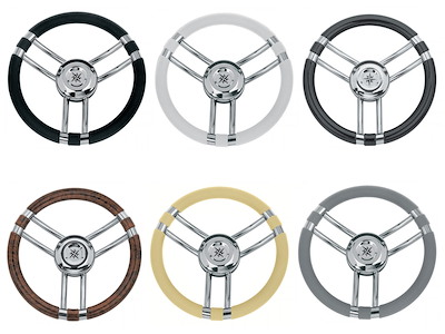 VOLANTE A 6 RAZZE E COPERCHIO INOX