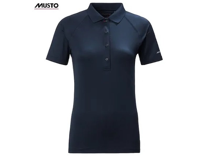 POLO MUSTO DONNA EVO CREW SUNBLOCK NAVY