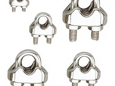 MORSETTI STRINGICAVO INOX A CAVALLOTTO