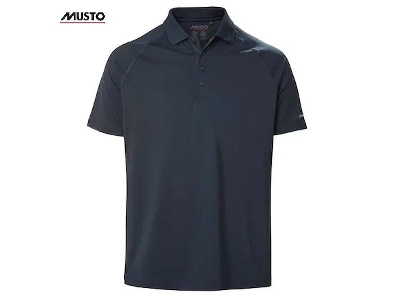 POLO MUSTO UOMO EVO CREW SUNBLOCK NAVY