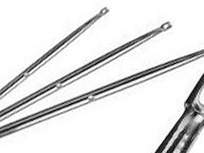CANDELIERI INOX TESTA CILINDRICA
