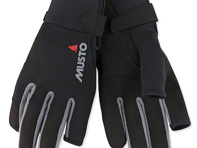 MUSTO GUANTO VELA ESSENTIAL DITA LUNGHE BLACK