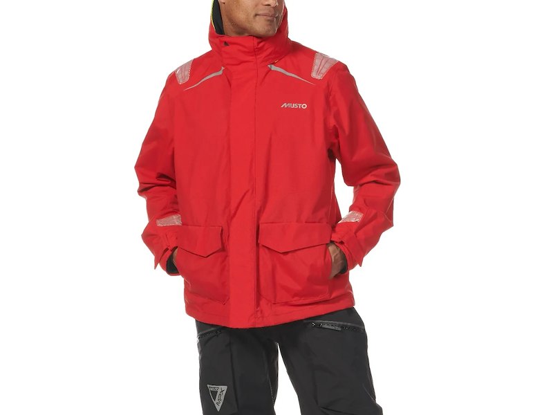 MUSTO BR1 CHANNEL JACKET RED