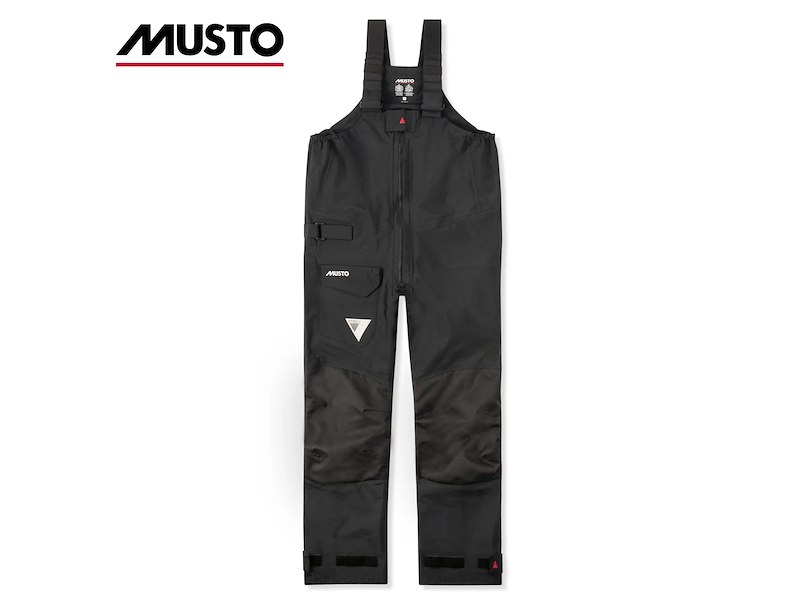MUSTO BR1 CHANNEL TROUSERS BLACK
