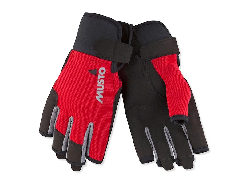 MUSTO GUANTO VELA ESSENTIAL DITA CORTE TRUE RED