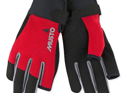 MUSTO GUANTO VELA ESSENTIAL DITA LUNGHE TRUE RED