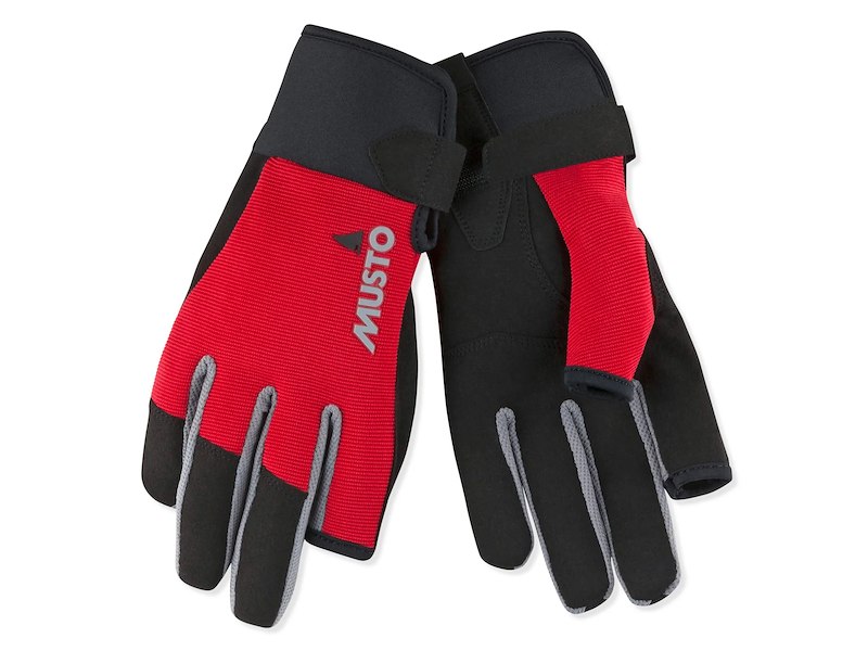 MUSTO GUANTO VELA ESSENTIAL DITA LUNGHE TRUE RED