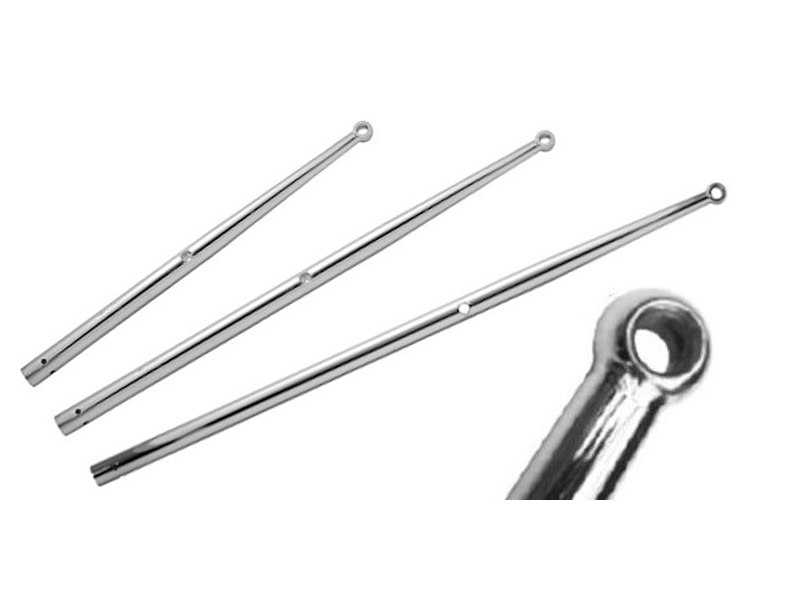 CANDELIERI INOX TESTA SFERICA