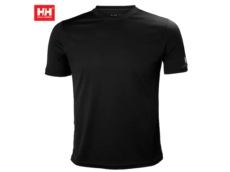 HELLY HANSEN TECH T-SHIRT EBONY