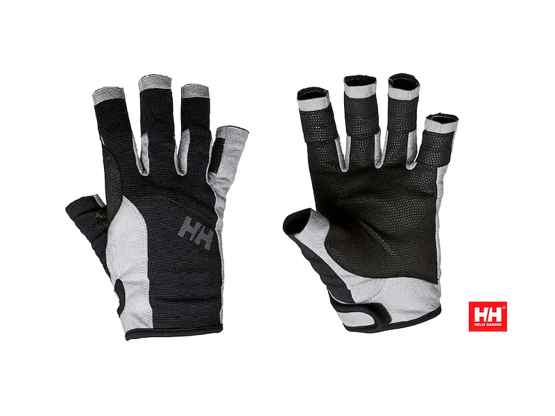 GUANTI HELLY HANSEN SAILING GLOVE SHORT BLACK